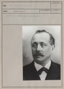 Karl Bennich, Litzmannstadt : geb. am 8.4.1843