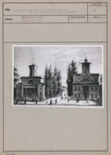 Litzmannst. : Rathaus u. Trinitatiskirche am Deutschlandplatz vor 100 Jahren