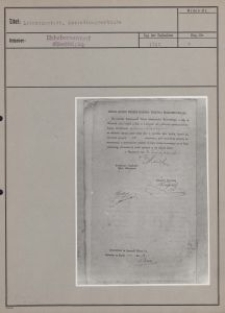 Litzmannstadt : Ansiedlungsurkunde