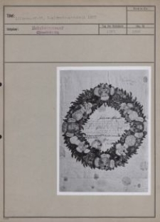 Litzmannstadt : Konfirmationsschein 1839