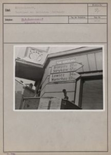 Litzmannstadt : Wegweiser der deutschen Wehrmacht