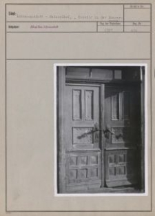 Litzmannstadt-Heinzelhof : Haustür in der Maurergasse