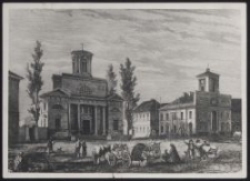 Rathaus u. Kirche um 1830