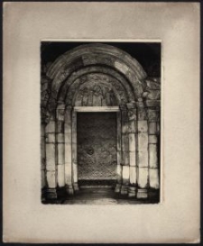Romanisches Portal aus der Umgebung von Litzmannstadt = Rom. Portal Tum b. Lentschütz = Tum, rom. Portal