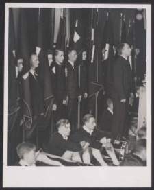 [Fotografia wiecu młodzieży niemieckiej w Łodzi, 1938]
