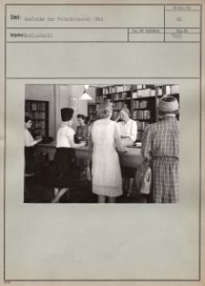 Ausleihe der Volksbücherei 1942