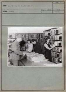 Ausleihe in der Hauptstelle 1943