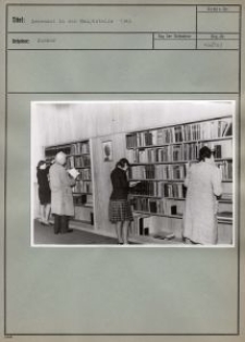 Lesesaal in der Hauptstelle 1943