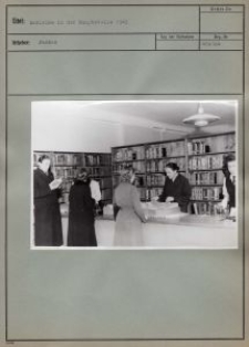 Ausleihe in der Hauptstelle 1943