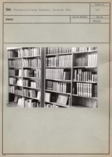 Wissenschaftliche Bücherei, Leseraum 1942