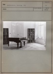 Musikbücherei, Leseraum 1942