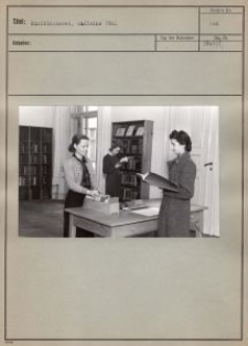 Musikbücherei, Ausleihe 1942